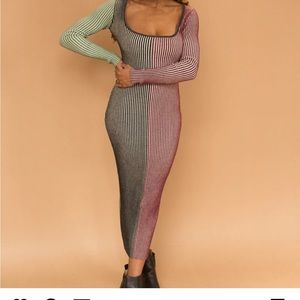 Another Girl knit bodycon dress